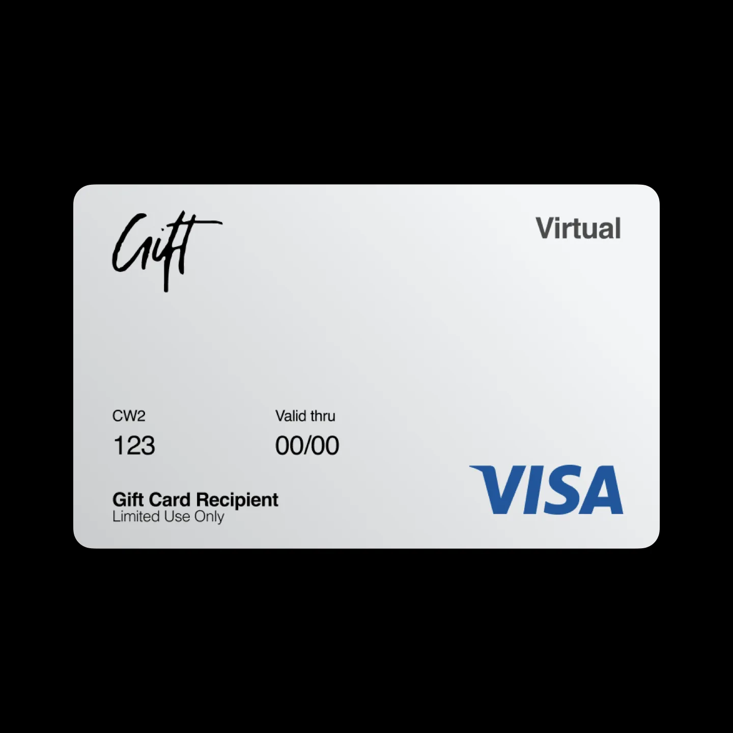 Visa Prepaid gift card